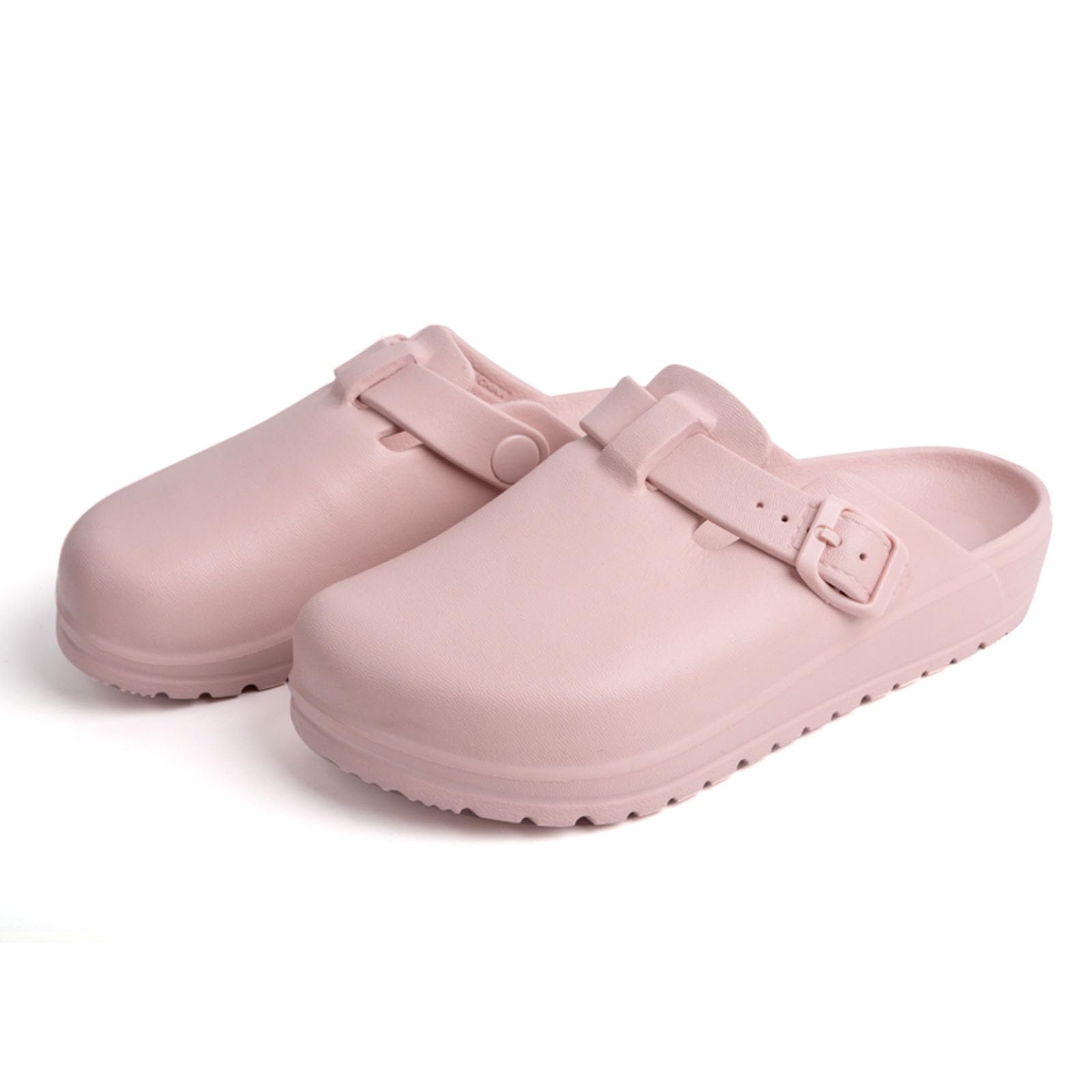 SECHRITE Womens Work Clogs Arch Support Slip-On Mules Slip Resistant Garden Nurse Chef Kitchen Shoes Cushioned Printed Sandals Slippers