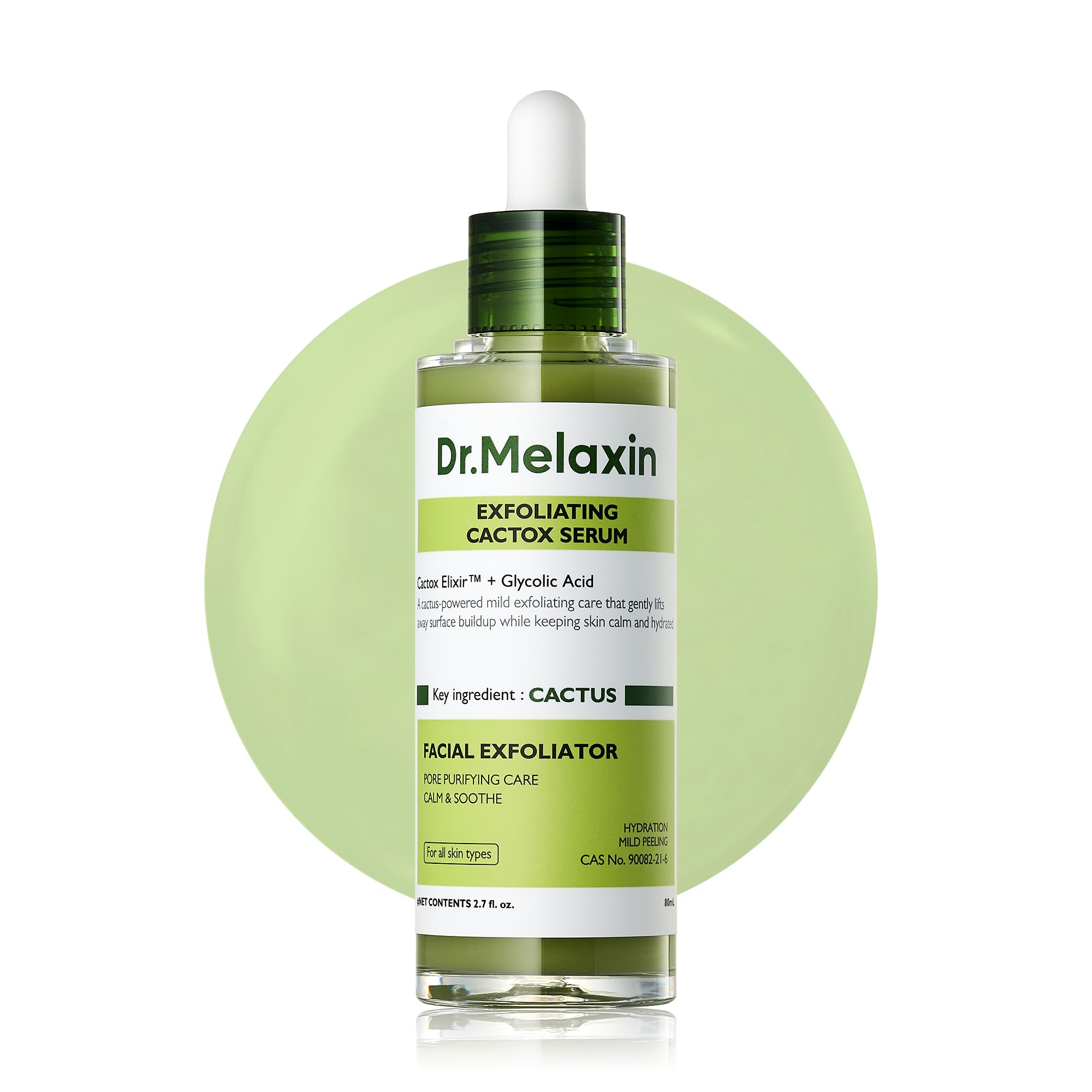 Dr. Melaxin Peel Shot Kojic Acid Turmeric Serum – Exfoliating Dark Spot Corrector with AHA/BHA & Niacinamide, Brightening & Even Tone Facial Serum (80ml / 2.70 fl oz)