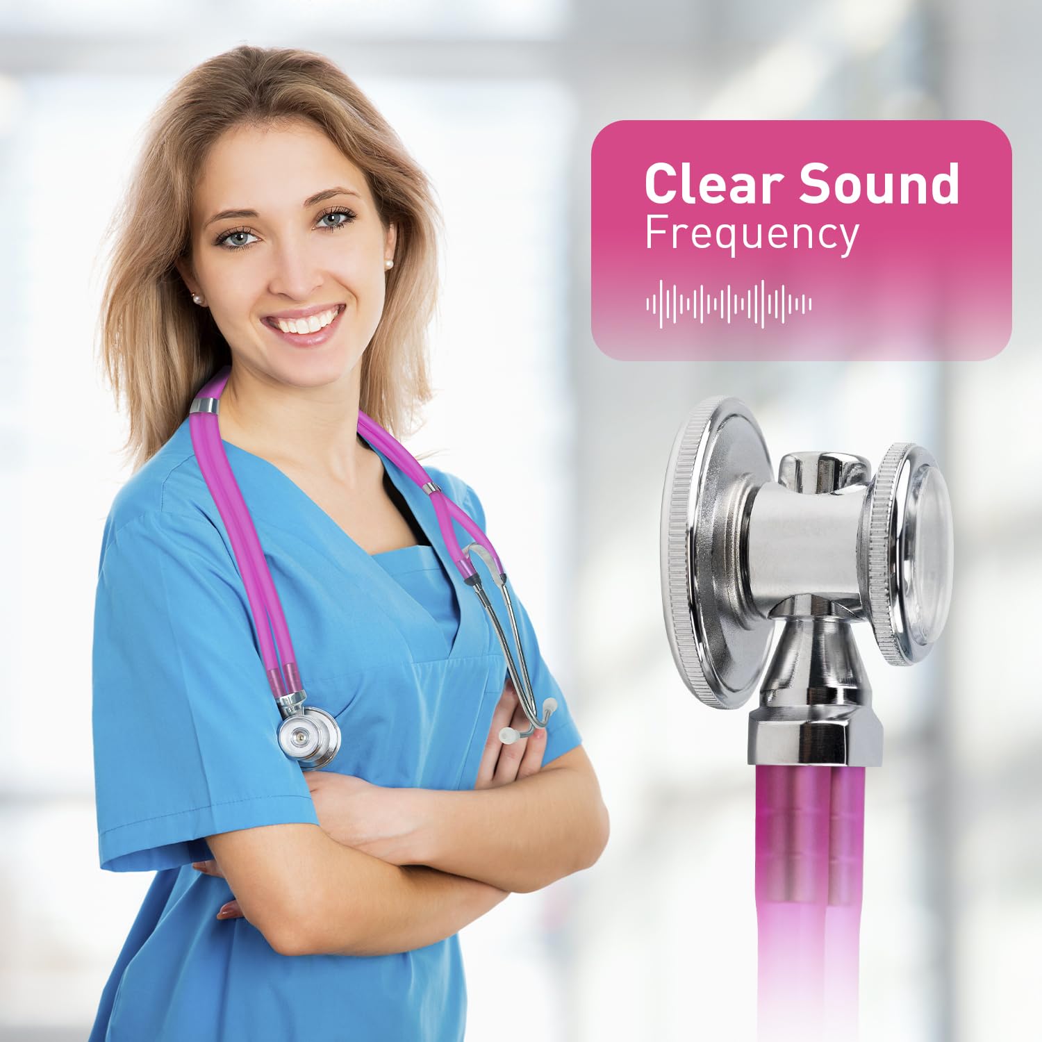 Scian 13 Pcs Stethoscope Case Kits, Supplies Inclued, Perfect Nurse Gift Stethoscope Holder for Nurse Medical Student, Pink Portable First Aid Kit Bag with Medical Scissor, Nurse Accessories for Work