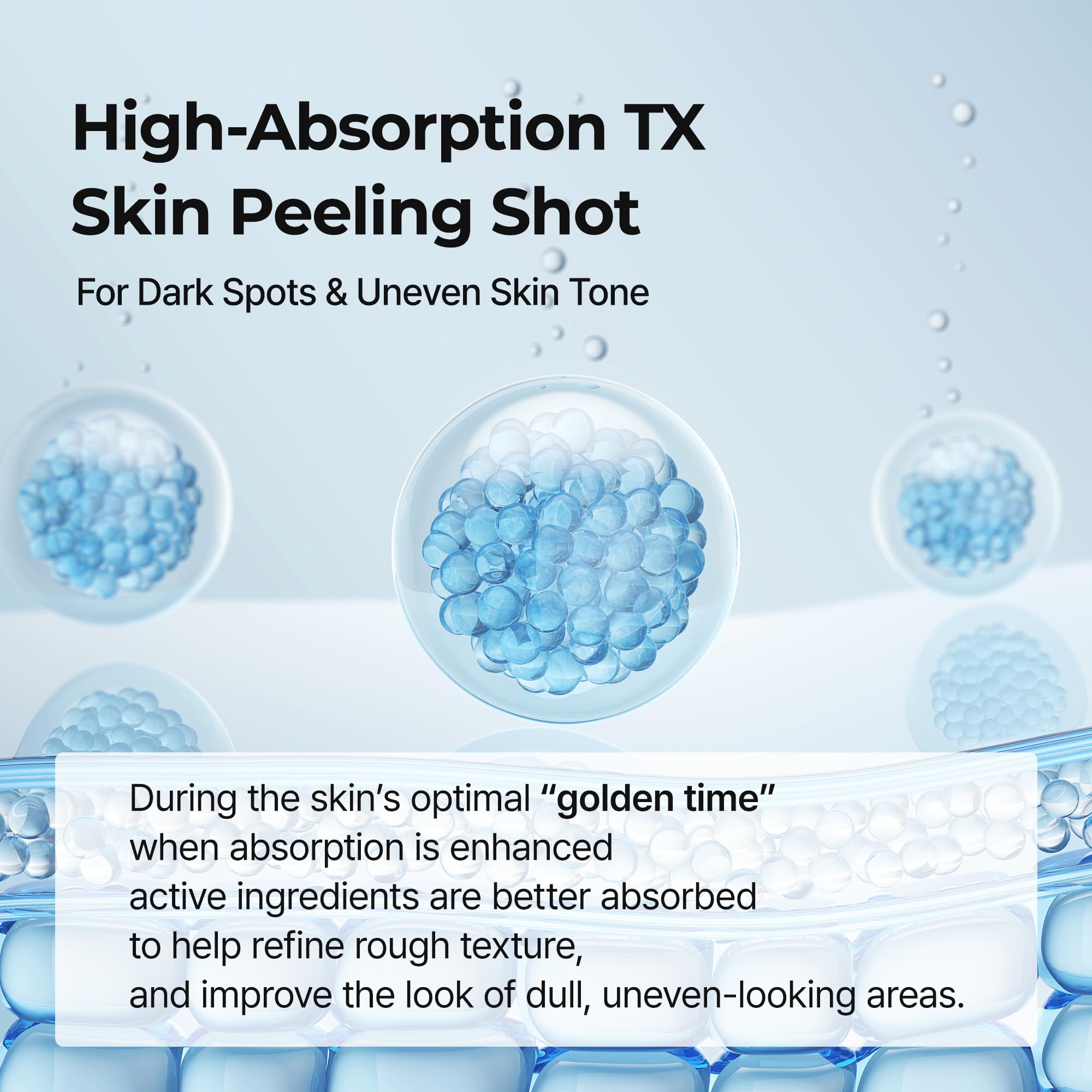 Dr. Melaxin Peel Shot Kojic Acid Turmeric Serum – Exfoliating Dark Spot Corrector with AHA/BHA & Niacinamide, Brightening & Even Tone Facial Serum (80ml / 2.70 fl oz)